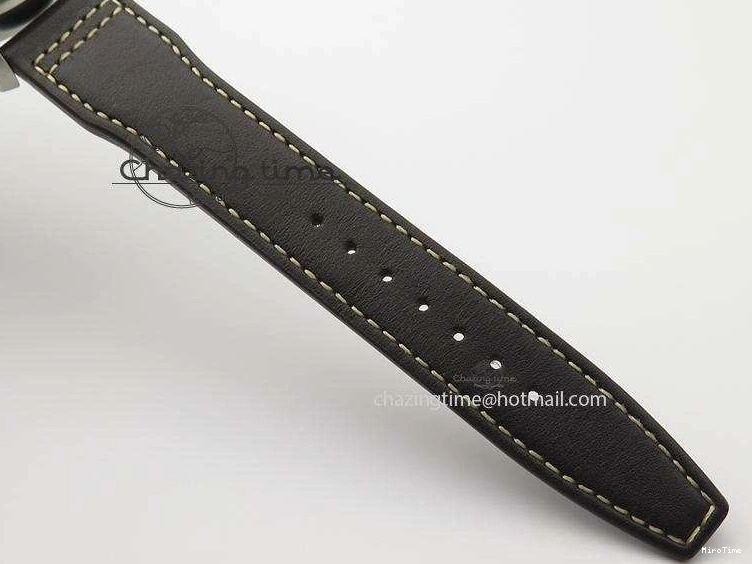 MIROTIME 0601 Pilot Chrono SS IW387808 CF3 ZF 1:1 Best Edition On Brown Leather Strap A Soft 7328